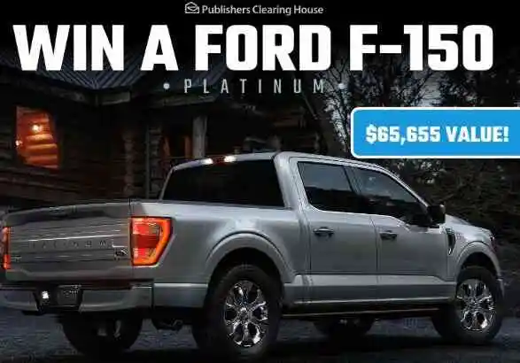 PCH Ford Truck Sweepstakes